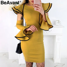 Load image into Gallery viewer, knitted ruffle dress