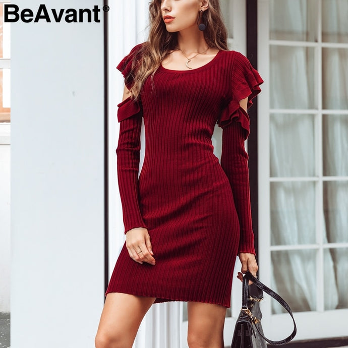 knitted casual dress