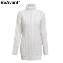 Load image into Gallery viewer, knitted turtleneck dress