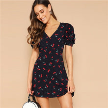 Load image into Gallery viewer, backless patterned dress